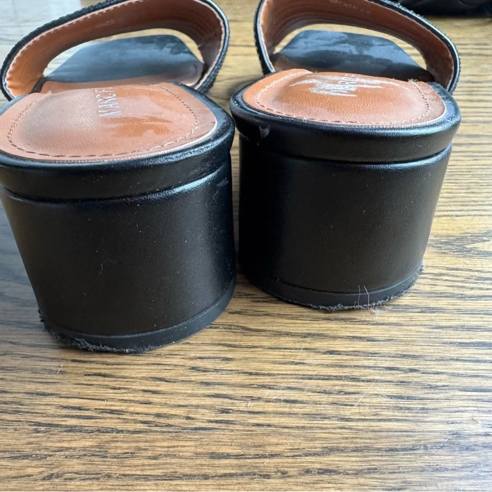 Marc Fisher Casala Block Heel Sandal Black 7.5 W - Picture 5 of 7